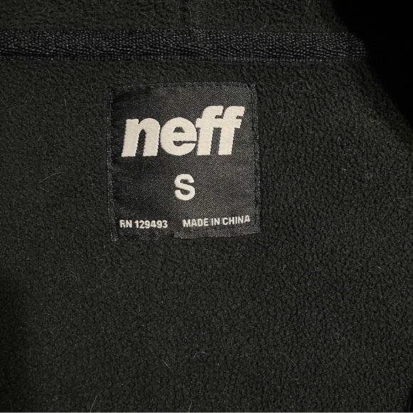 Black NEFF Zip Up Hoodie - Picture 6 of 8